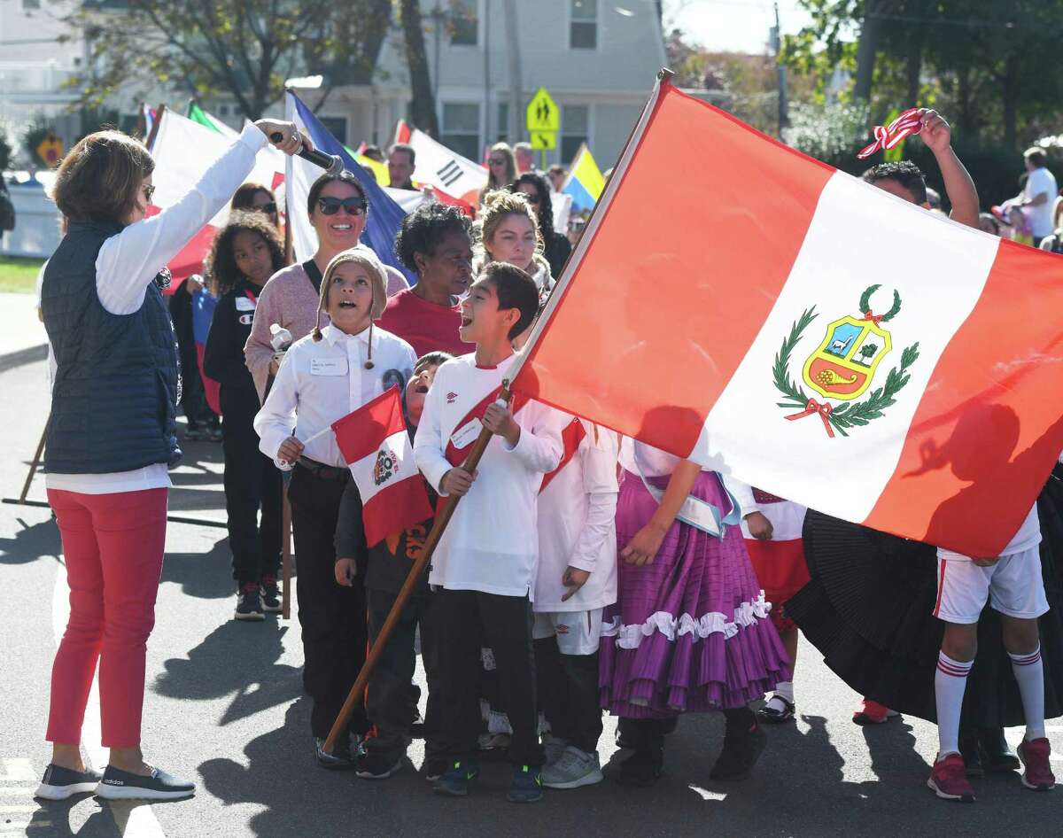 The annual “Parade of Nations” at a Greenwich school was held in 2019.