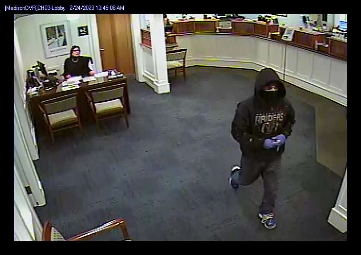 Madison police released photos of a man they say robbed Essex Savings Bank on Friday morning.