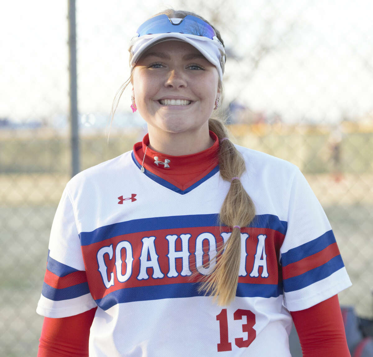 Coahoma sophomore pitcher/shortstop Hannah Wells 