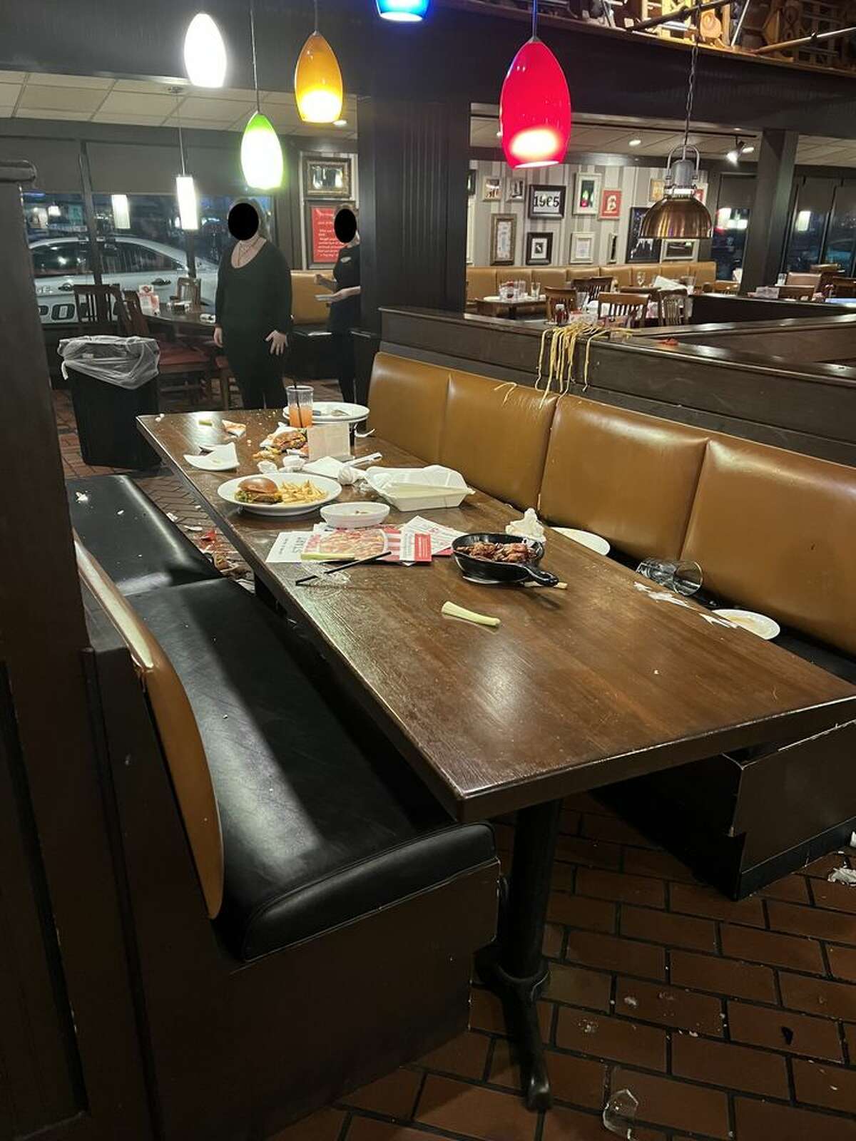 A 30-person brawl at a TGI Fridays restaurant Thursday night left multiple cops injured, according to Orange police.