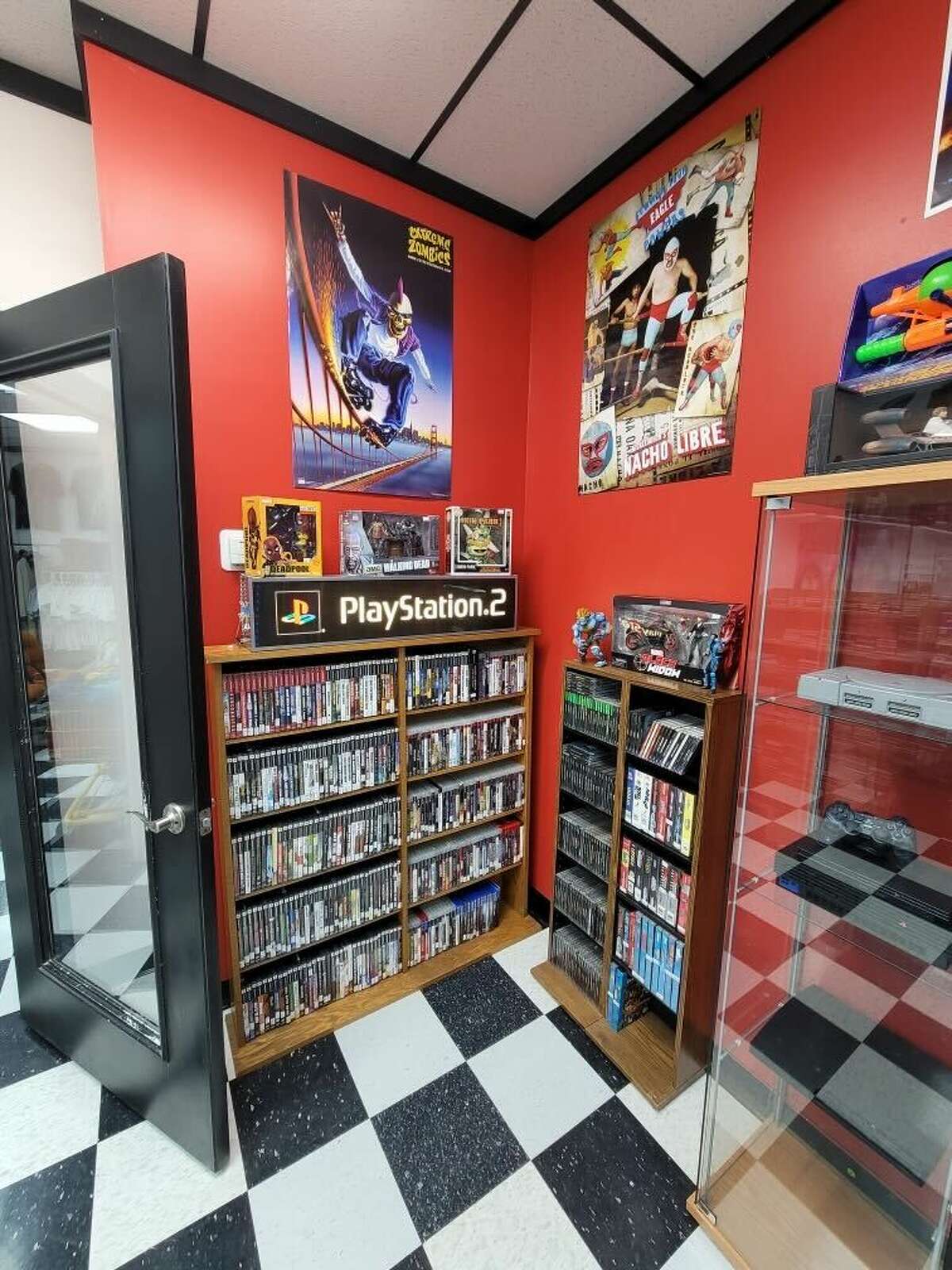 Classic video games for sale at Retro Junk and Natural Selection Vintage.