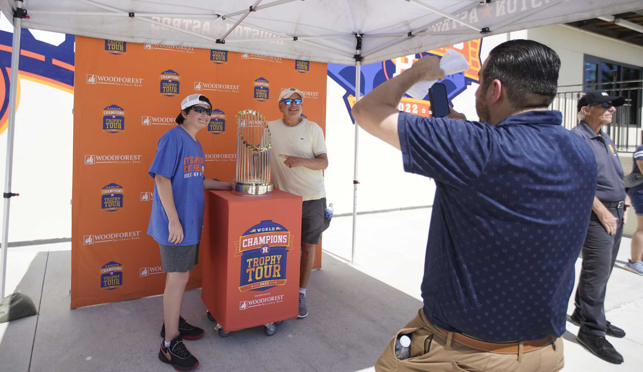 Astros Championship Trophy Tour visits Corpus Christi