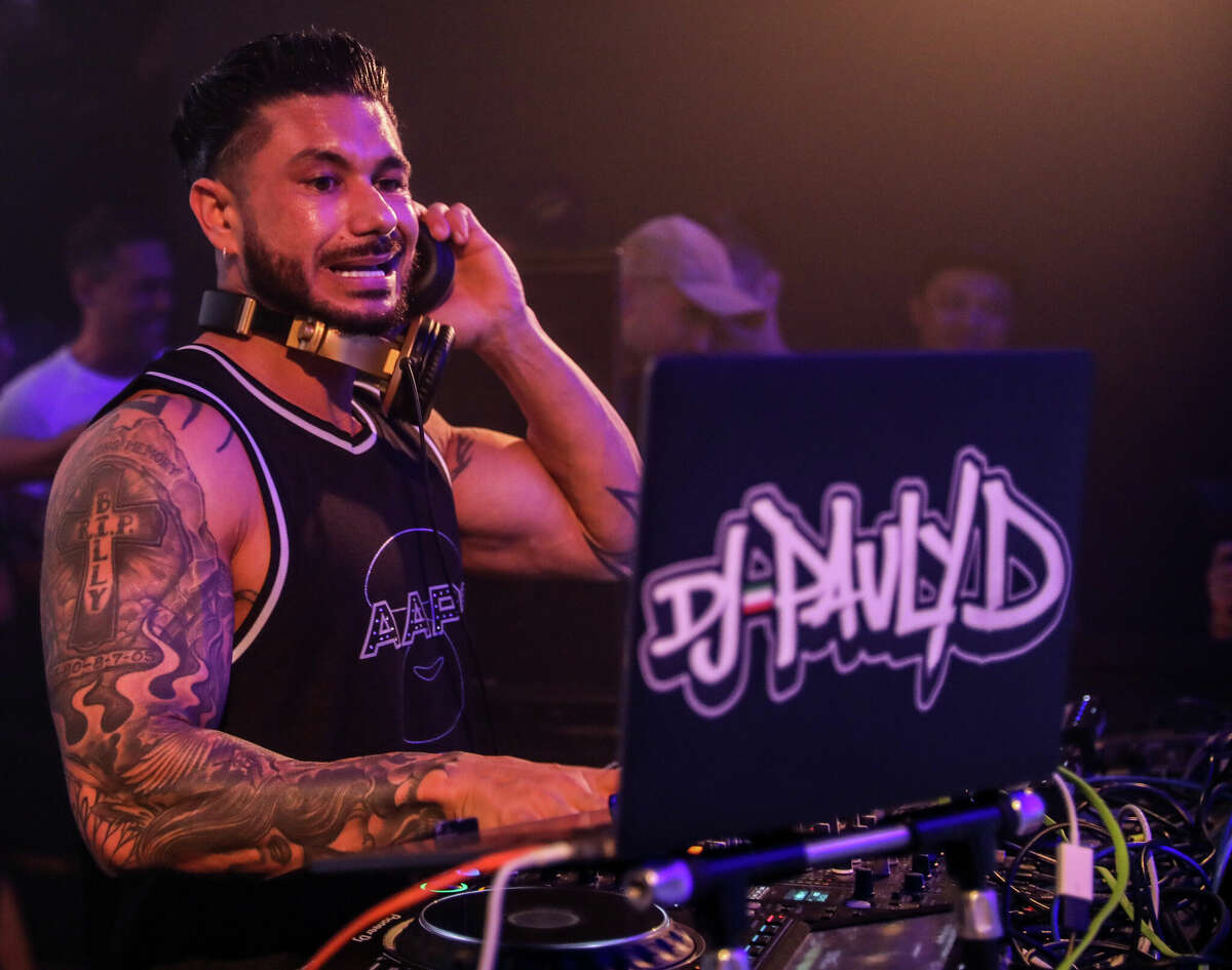 CANCUN, MEXICO - MARCH 14: DJ Pauly D performs during a show as part of the spring break 2022 at The Cave on March 14, 2022 in Cancun, Mexico. (Photo by Thaddaeus McAdams/Getty Images)