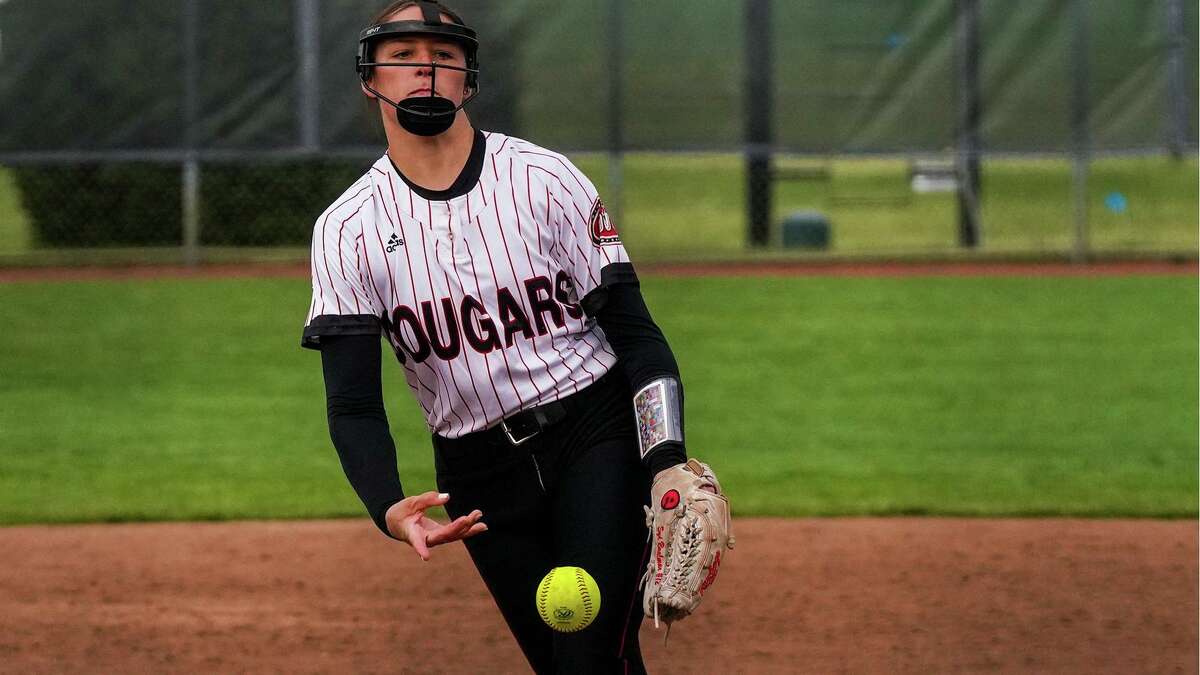 SIUE's Sydney Baalman pitches against DePaul on Saturday. Baalman tossed a one-hit shutout Saturday as SIUE split its games Saturday at the Coach B Classic.