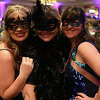 Jennifer Mitchell, Aubrey Hartwig, Jennifer Hammad enjoy the night at the Great Lakes Bay Mom Prom 2023 hosted at The Great Hall in Midland, MI on Feb, 25th, 2023