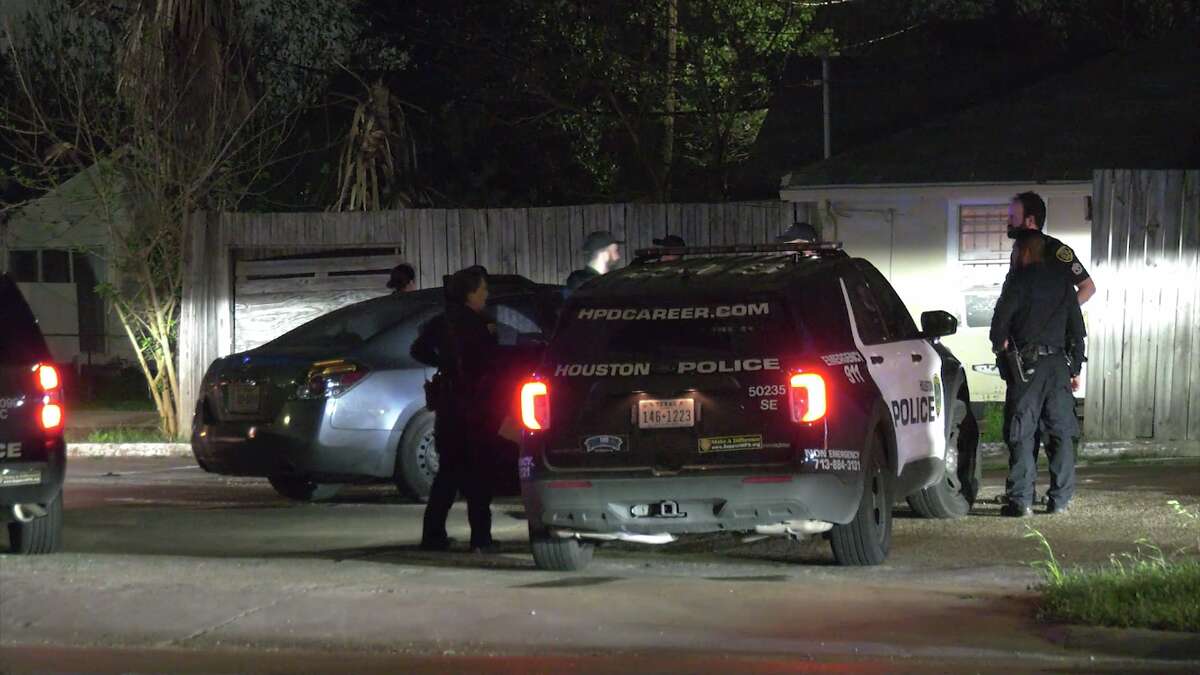 Police investigate a shooting in south Houston.