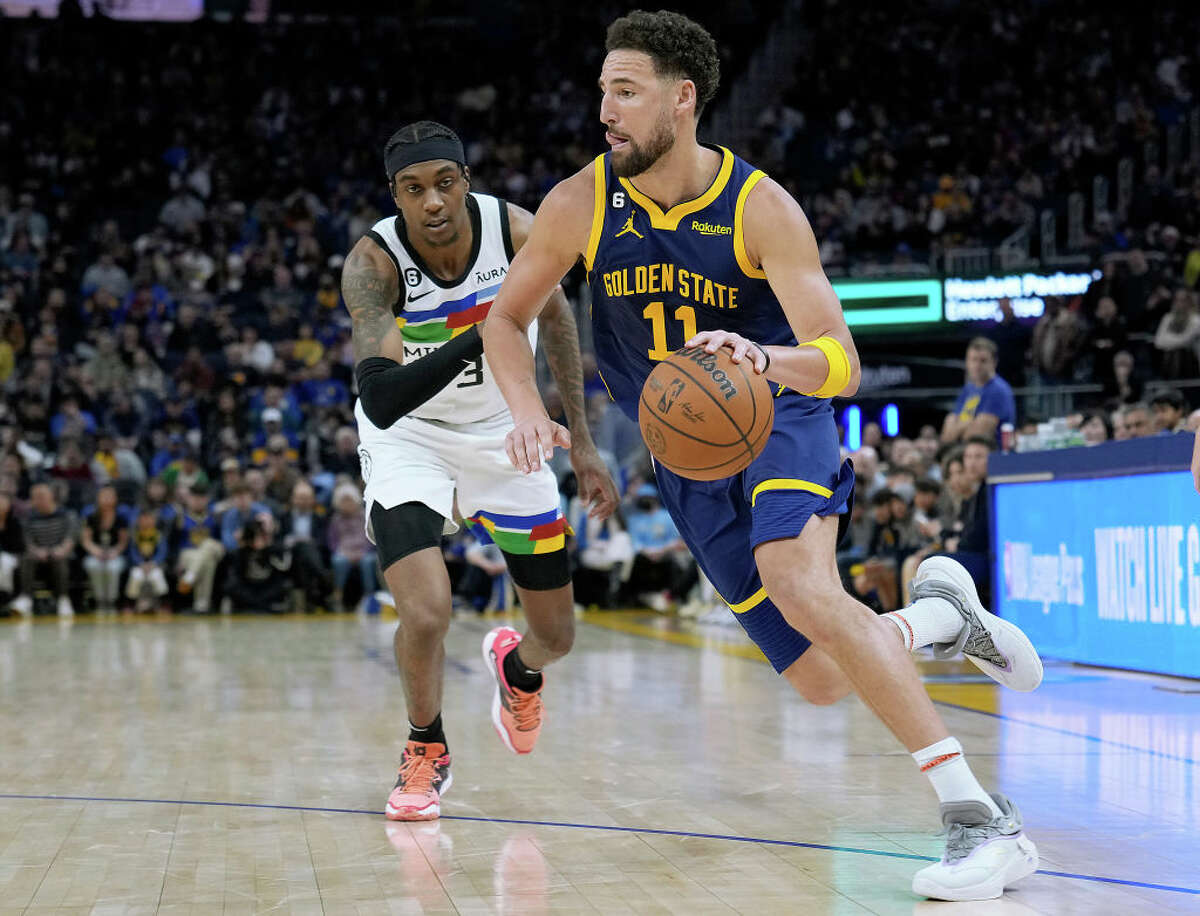 Klay Thompson was spectacular again in Sunday night's win over the Wolves in San Francisco.