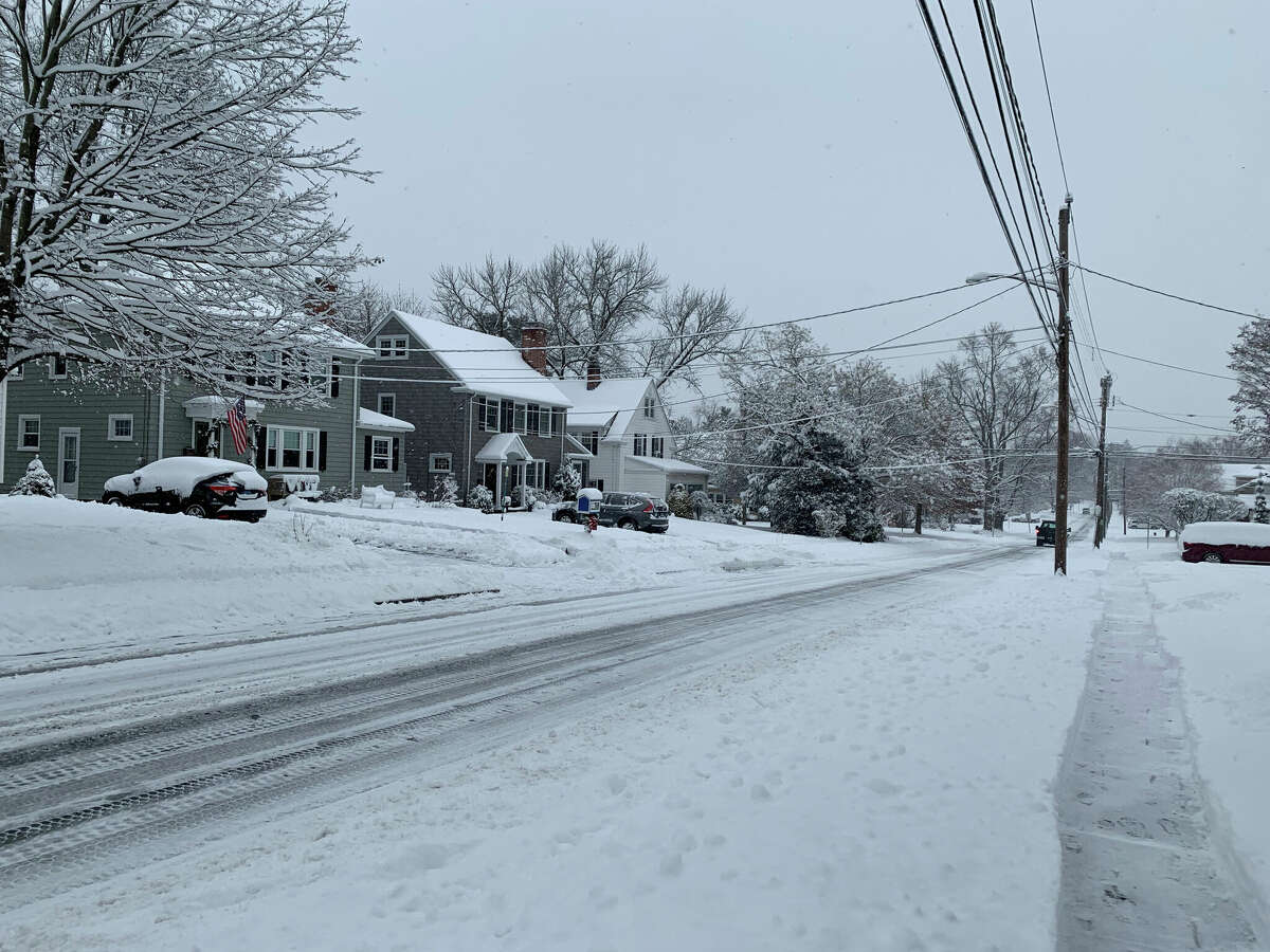 FILE PHOTO: West Hartford has issued a parking ban as it prepares for what is expected to be the biggest snowfall of the winter so far.