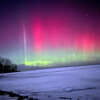 Marine City photographer Jacob Piper drove up to Port Austin on Sunday night to capture stunning images of the Northern Lights, which were lighting up the skies over Lake Huron.