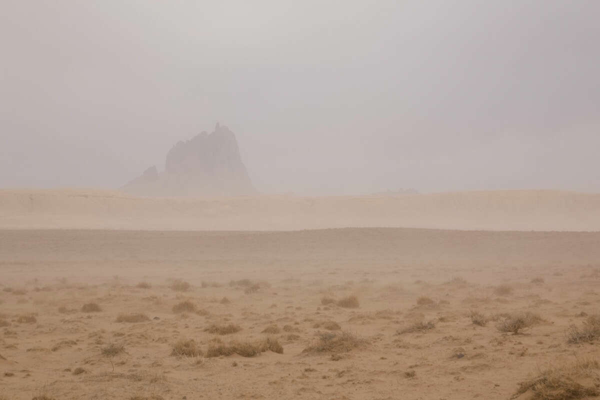 High winds caused the dust storm that swept through New Mexico and West Texas this weekend.