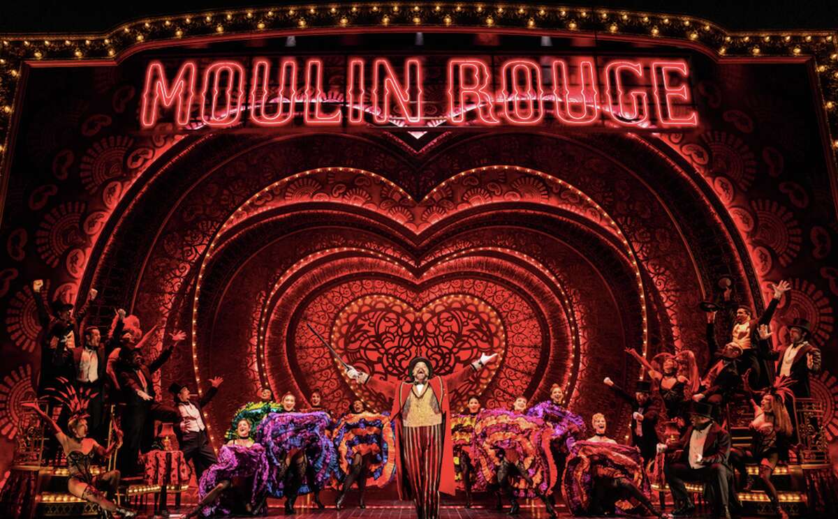 The cast of the North American tour of Moulin Rouge! The Musical