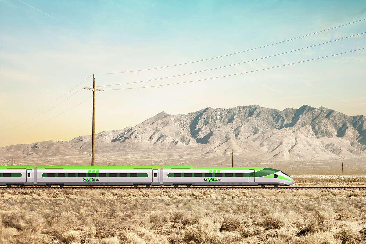 Brightline expects to finish construction on its train system connecting Las Vegas to Southern California in 2027.