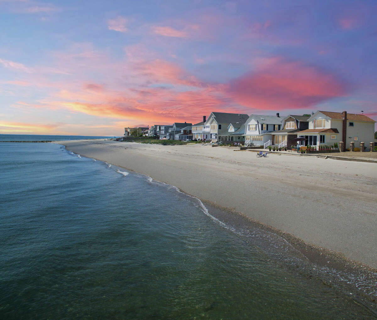 A waterfront home on 1895 Fairfield Beach Road — nicknamed the "Tackle Box" — has hit the market for $2,199,000.