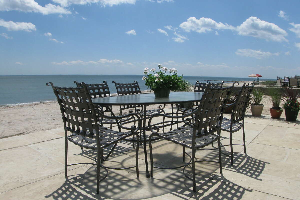 A waterfront home on 1895 Fairfield Beach Road — nicknamed the "Tackle Box" — has hit the market for $2,199,000.