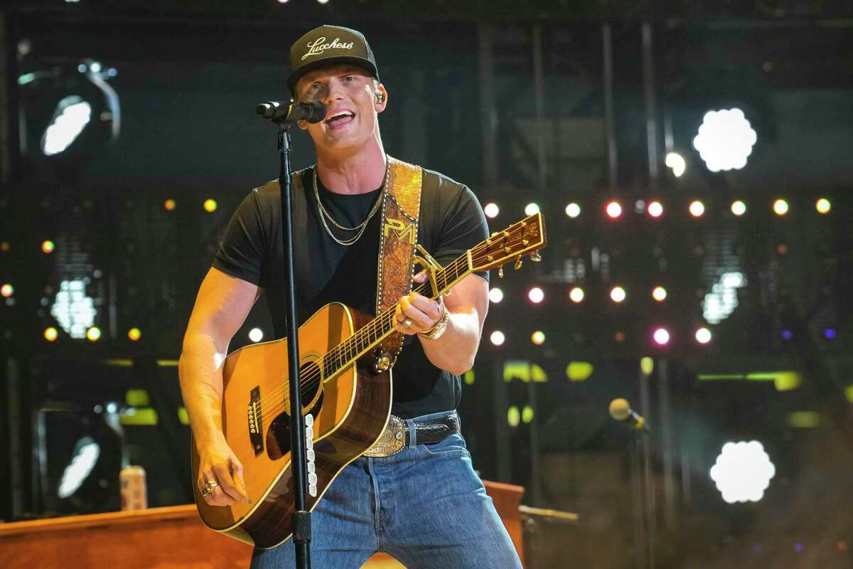 Parker McCollum performs at the opening show of the Houston Livestock Show and Rodeo on Tuesday, Feb. 28, 2023 in Houston.