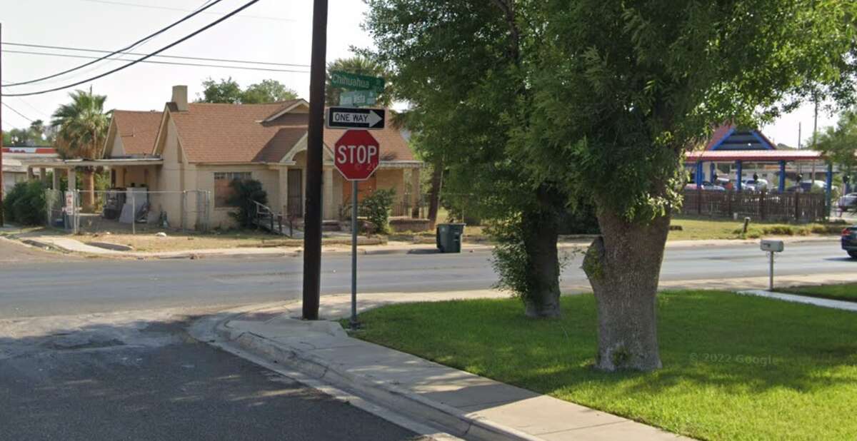 Pictured is the 1900 block of Chihuahua Street in Laredo. A man was seriously injured her in just before midnight on Tuesday, Feb. 28, 2023 as a woman struck him with her truck and left the scene of the incident.