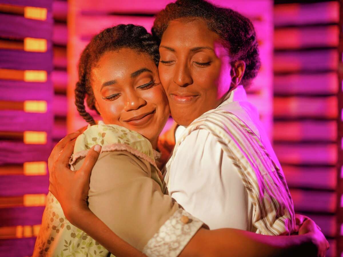 Rebekah Williams, from left, and Danica McKinney, starred in "The Color Purple" at the Woodlawn Theatre last year.