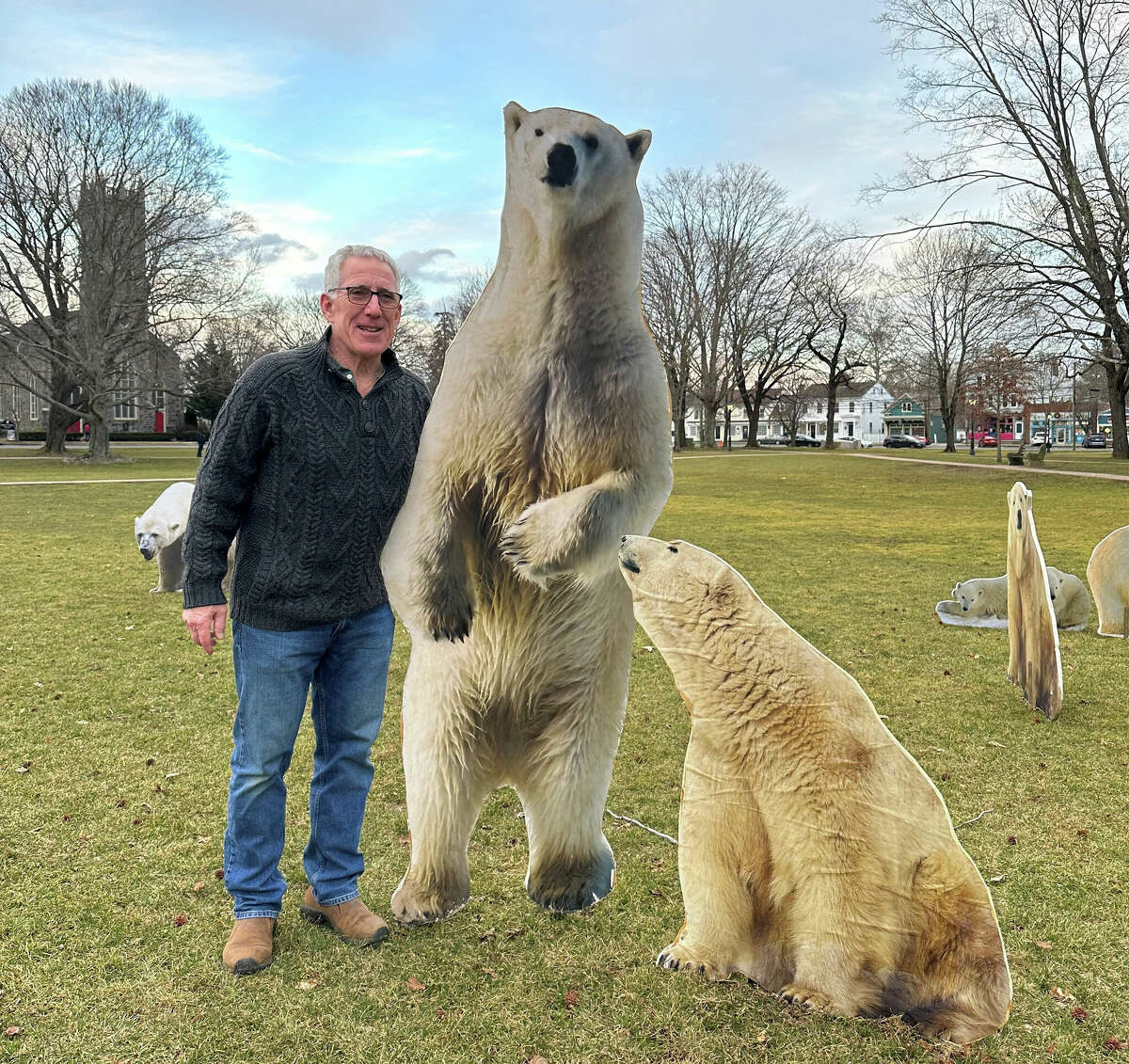 green polar bear