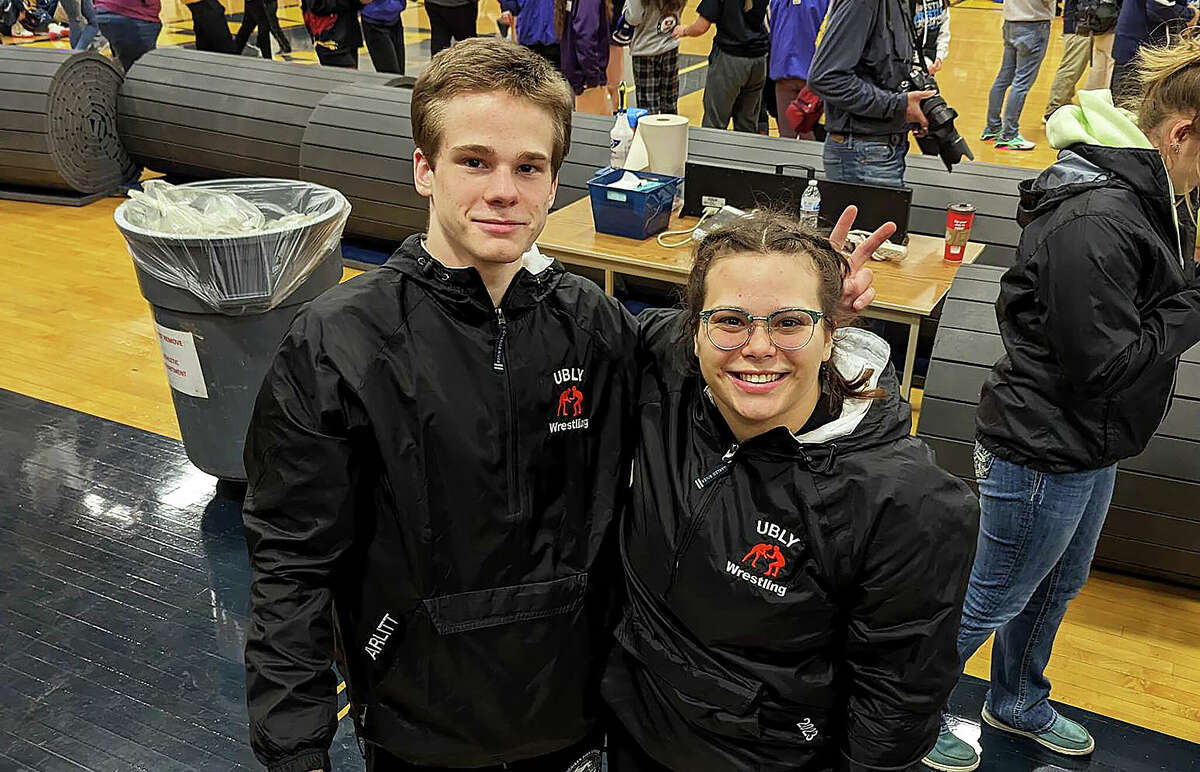Ubly's Chris and Haylee Arlitt will wrestle at Ford Field Friday, March 3 and Saturday, March 4.