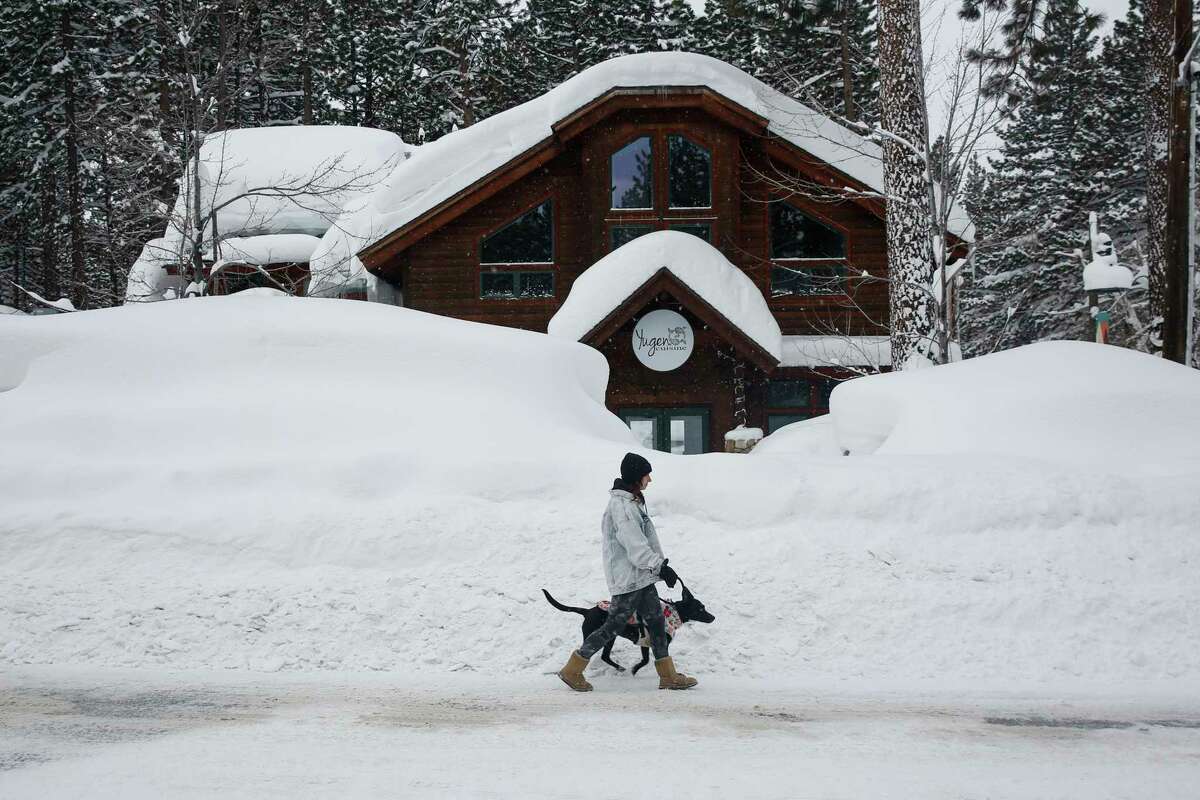 Snow at South Lake Tahoe has been abundant. But that abundance also presents potential flood risks.