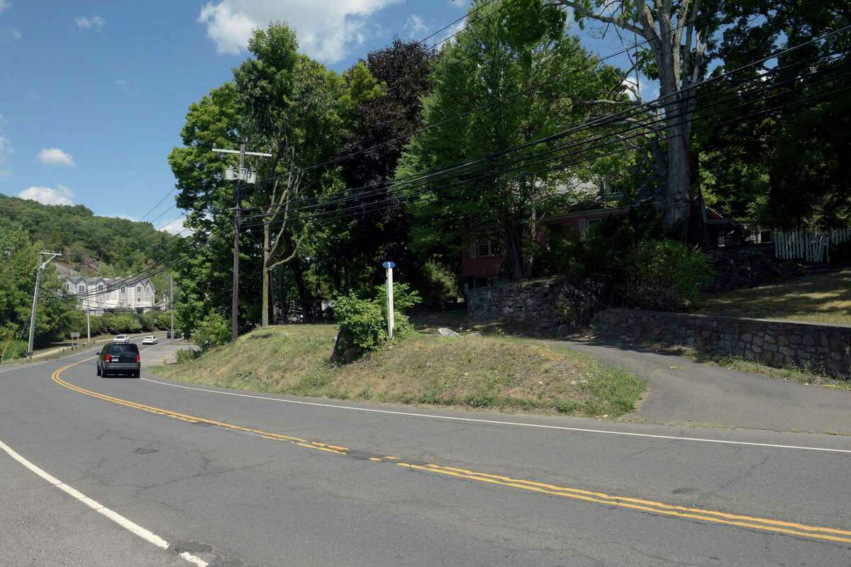 A view of 1 Pembroke Road in Danbury, one of three properties proposed to be rezoned to double the amount of homes that could be built.