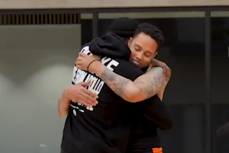 Brittney Griner and Kevin Durant share heartwarming moment