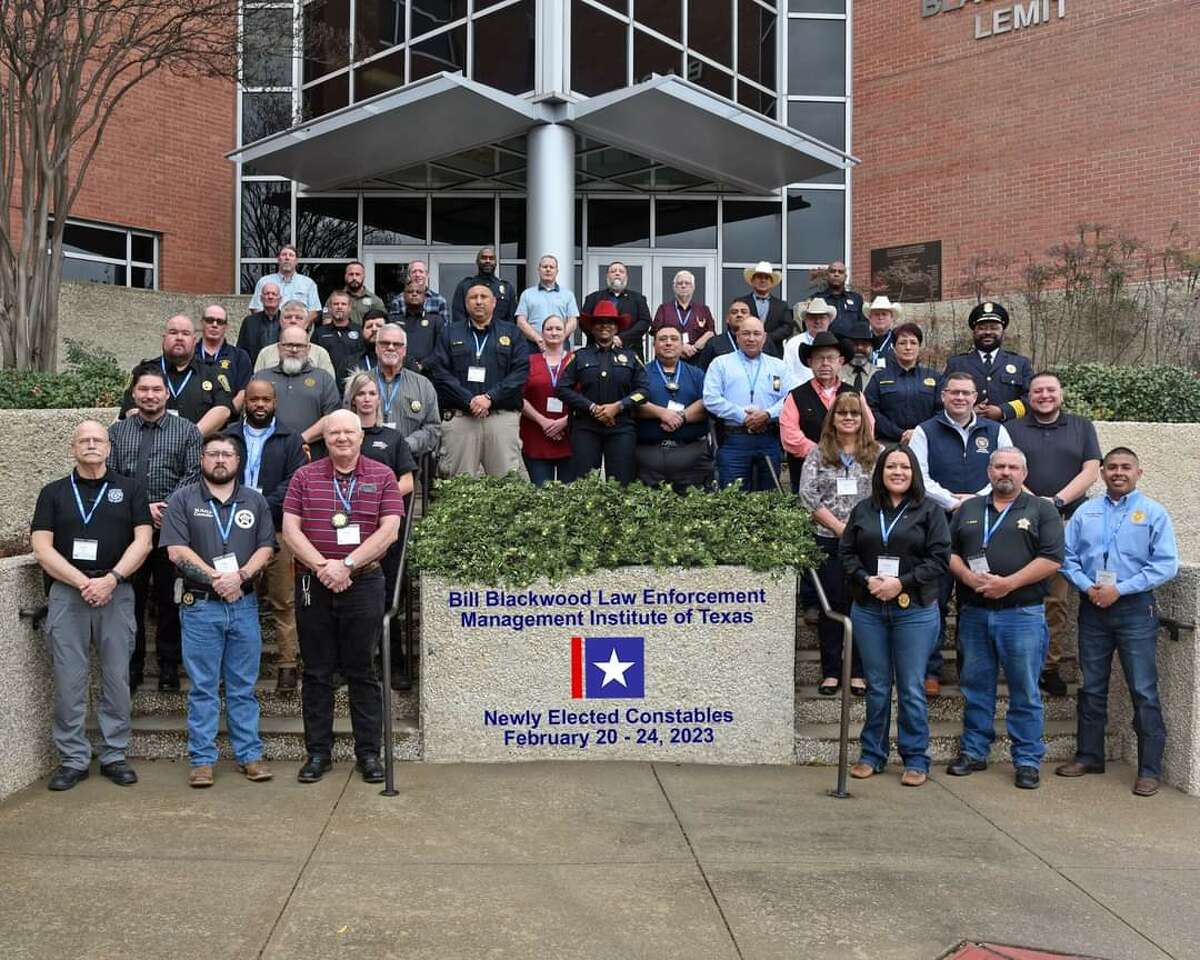 Webb County Precinct 1 Constable Guadalupe "Lupillo" Gomez and his command staff recently attended a training for newly elected constables in Huntsville, Texas.