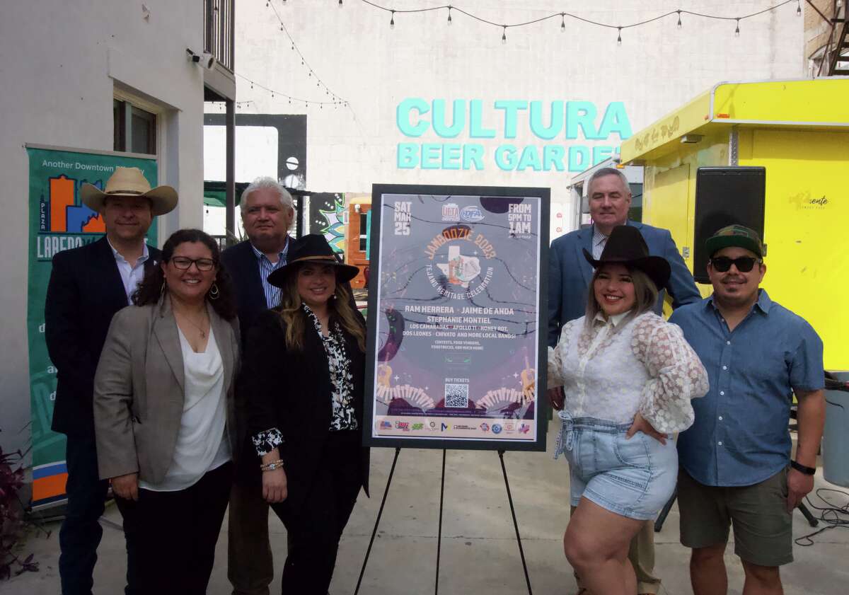 Laredo Main Street announced their Tejano music line-up, vendors and stages on March 2, 2023 at Cultura Beer Garden. LMS partnered with Cultura Beer Garden and MileOne Inc. to bring back the 22nd Annual Jamboozie Downtown Music Festival for March 25, 2023.