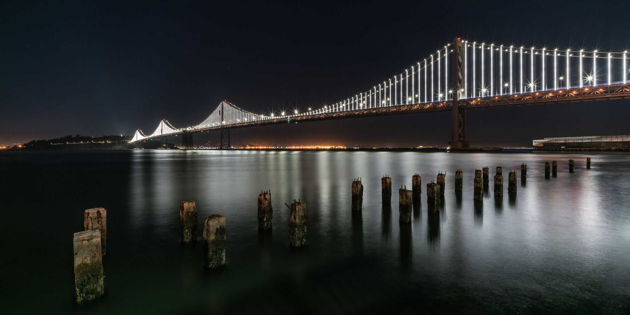 Light installation on San Francisco’s Bay Bridge shuts off