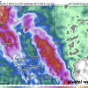 欧洲气象模型计算了北加州、内华达山脉、萨克拉门托山谷和湾区3月第一个周末的总降水量。登录必赢亚洲旧金山湾登录必赢亚洲区的降雨量将达到半英寸左右，而玛雅卡马山脉的降雨量将达到一英寸。