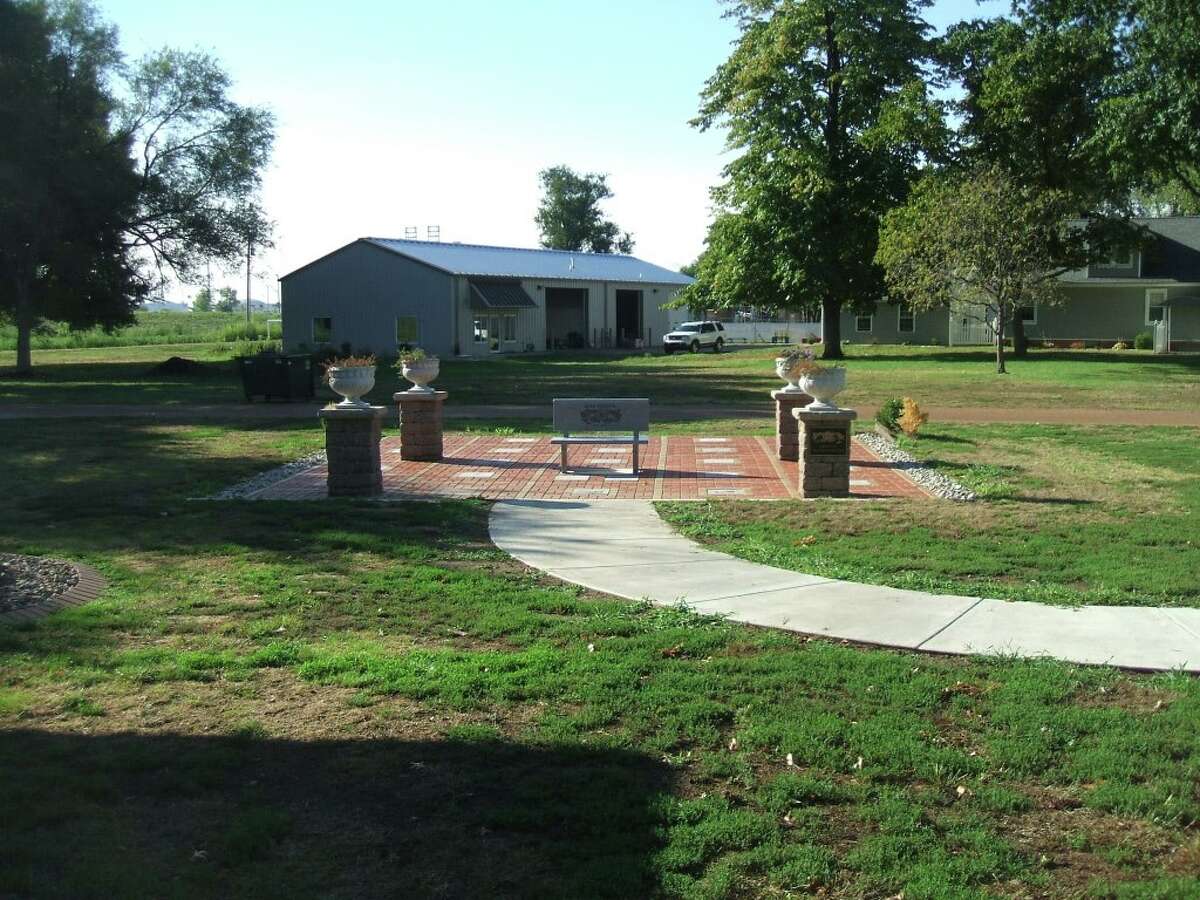 The Biker Memorial in Roxana Park, 2 Park Drive, in Roxana