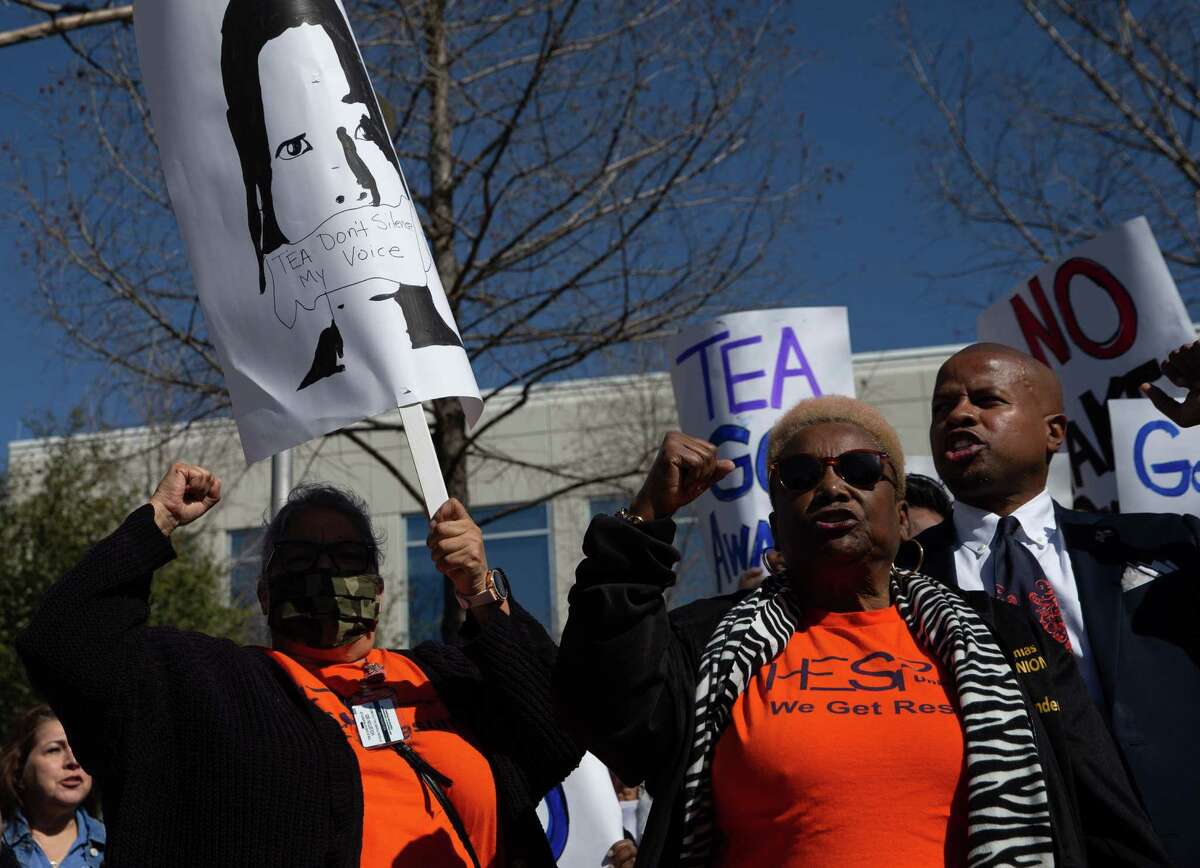 Houston leaders protest possible HISD state takeover of district