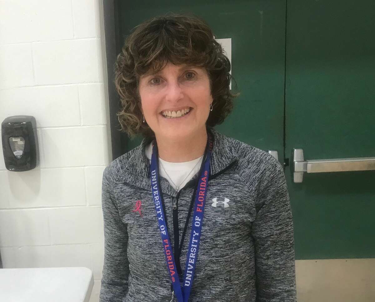Coventry's Lois Hasty is the only woman coaching high school varsity boys basketball in Connecticut. Hasty took over a Coventry program that was 1-13 in 2020-2021 and has led the Patriots to a 10-10 record last season, and 12-8 this year.