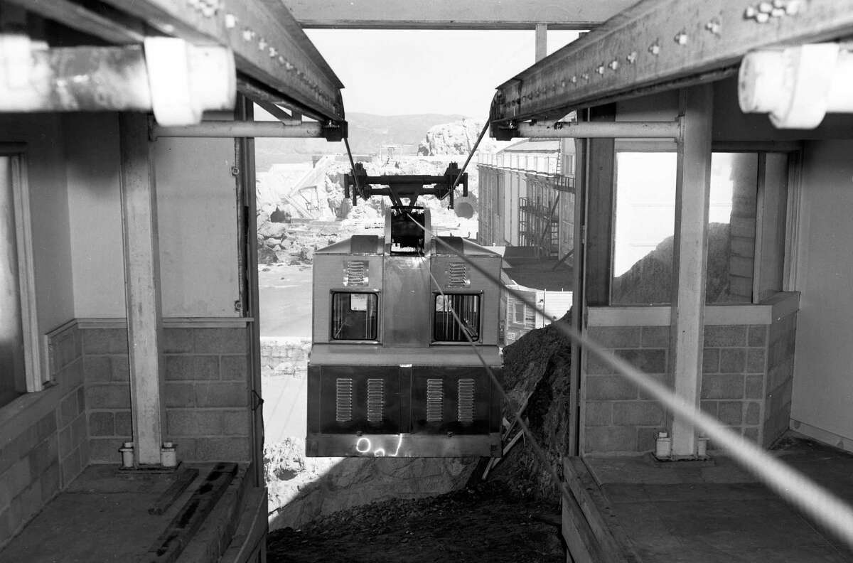 March 30, 1955: The Sky Tram gets tested before its premiere. 