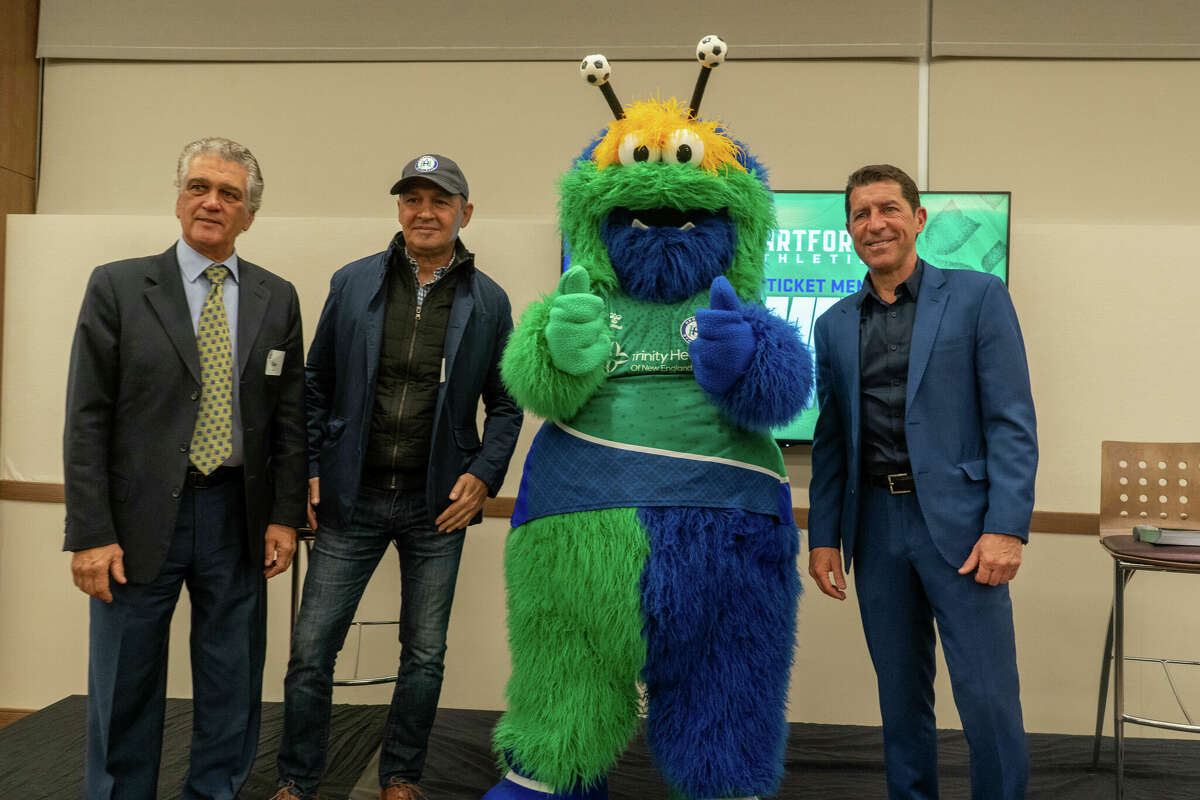 Hartford Athletic soccer club unveils franchise's first mascot