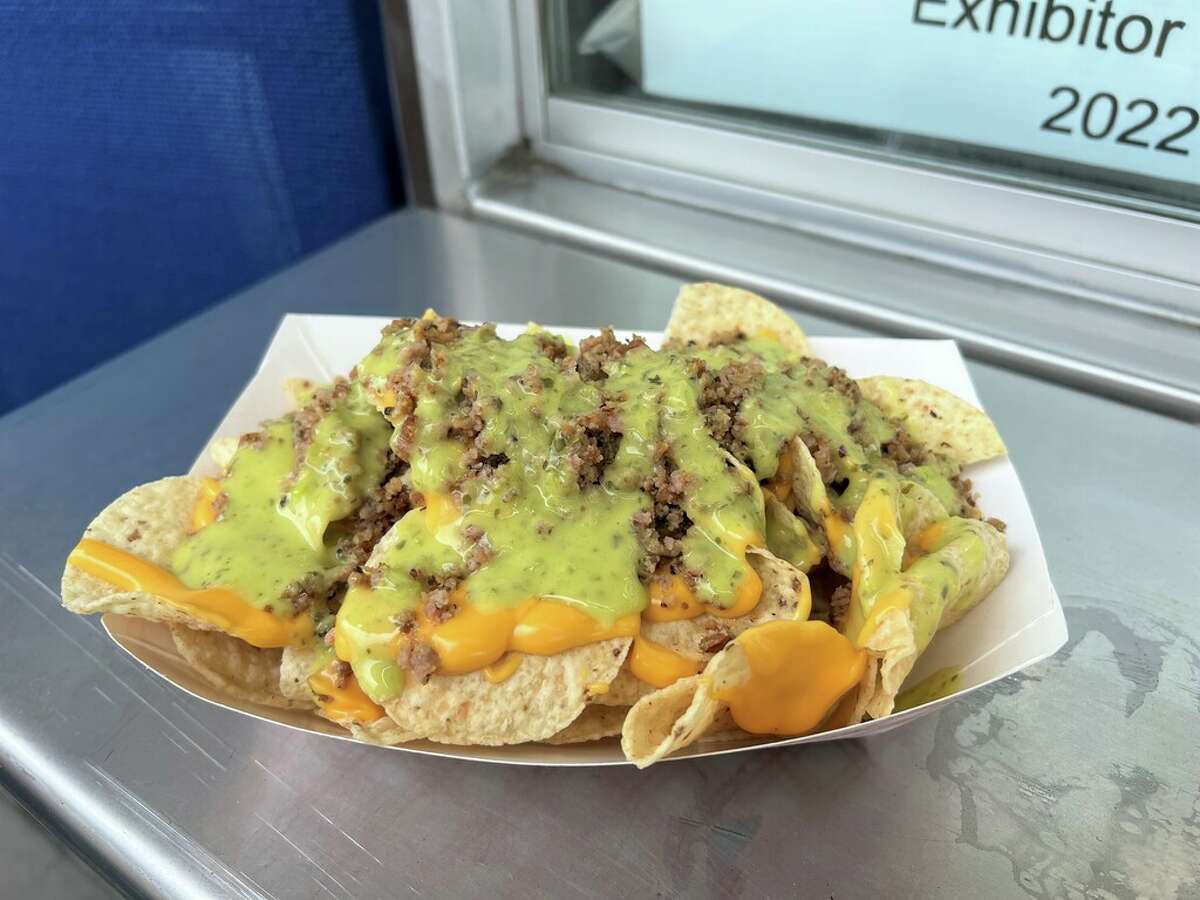 Houston Rodeo'da çıngıraklı yılan nachos.