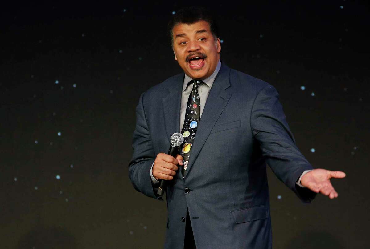 American astrophysicist Neil deGrasse Tyson appears as the guest keynote speaker at the 15th annual H-E-B Excellence in Education Awards on Friday, May 13, 2016.