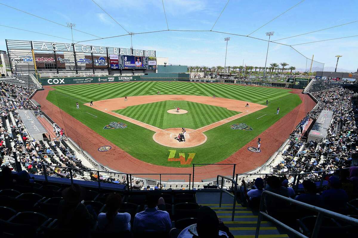 Las Vegas Ballpark, the home of the A's Triple-A team, the Aviators, has capacity for 10,000 fans.
