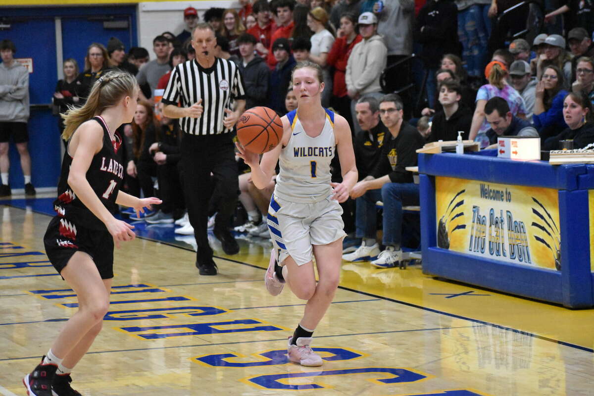 Addy Gray led with 12 points for Evart.