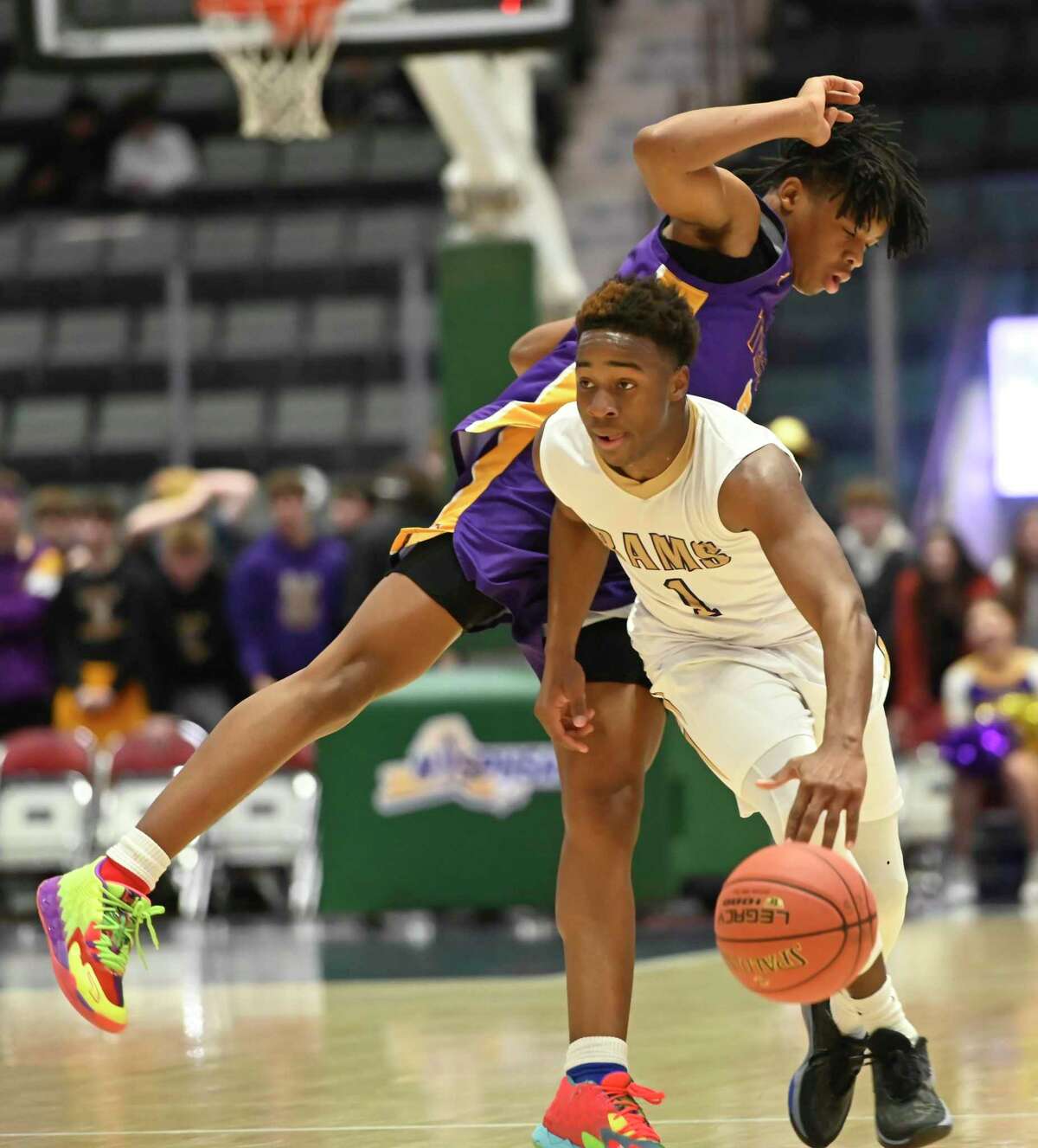 Troy rallies and stuns topseeded Amsterdam to win Class A hoops title