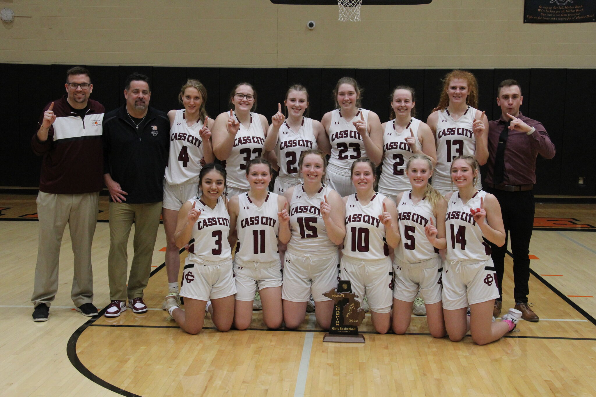 Cass City girls hoops wins second straight district title Saturday
