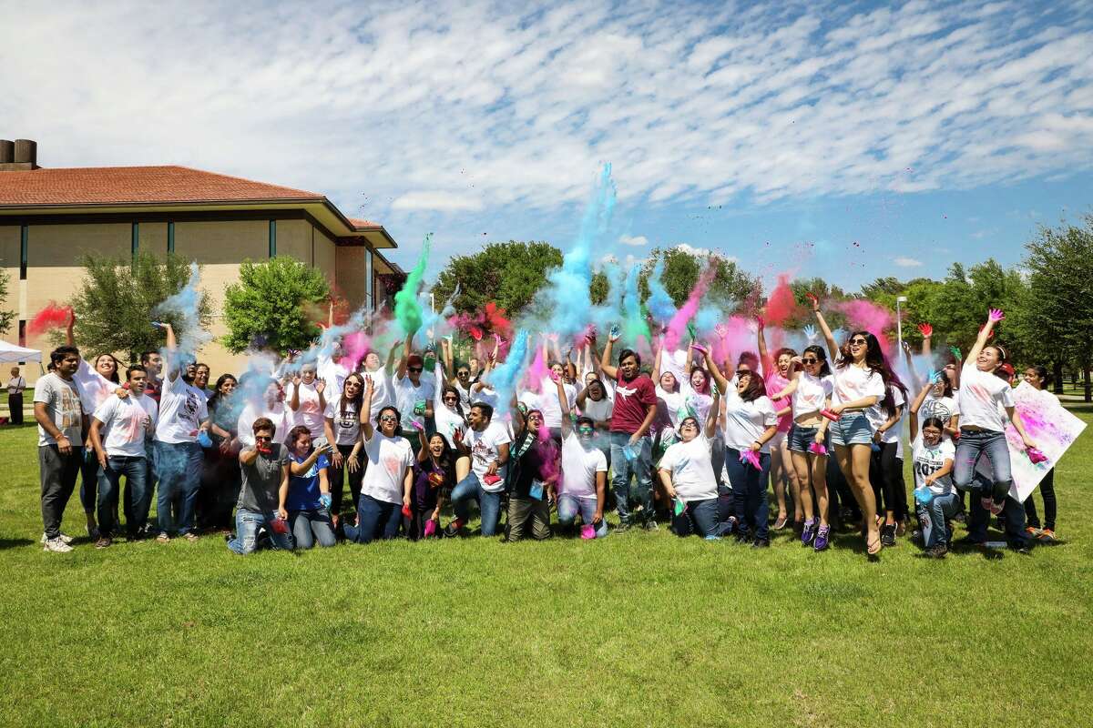 TAMIU students previously hold a celebration of Holi, a festival of colors, to commemorate a major festival in India. TAMIU will hold 2023's event on Wednesday, March 8, 2023.