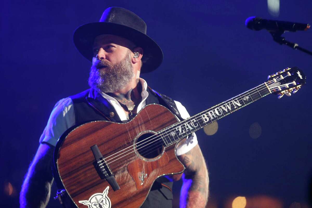Zac Brown performs during Rodeo Houston on Sunday, March 5, 2023, in Houston.