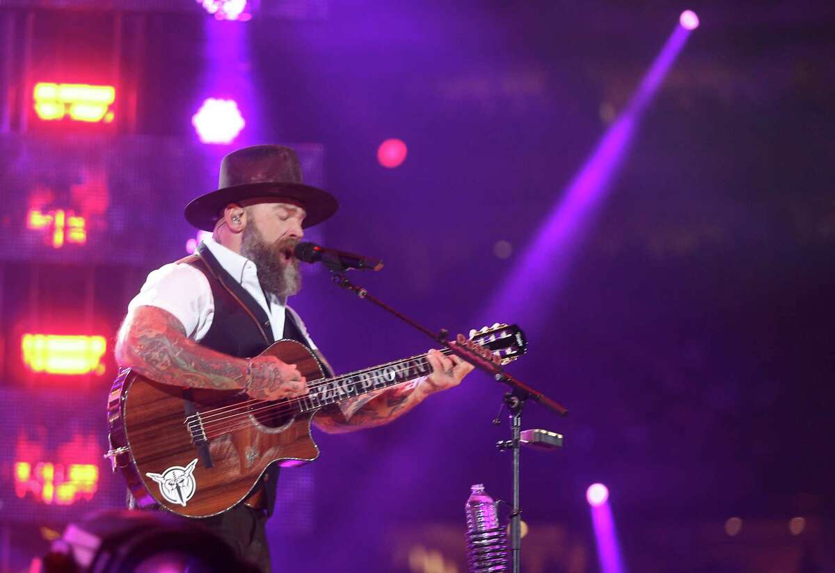 Zac Brown performs during Rodeo Houston on Sunday, March 5, 2023, in Houston.