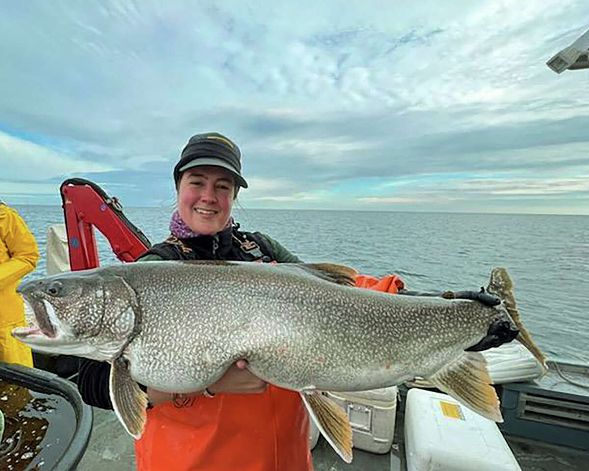 Lydia Doerr, a fisheries technician at the Michigan Department of Natural Resources Marquette Fisheries Research Station.
