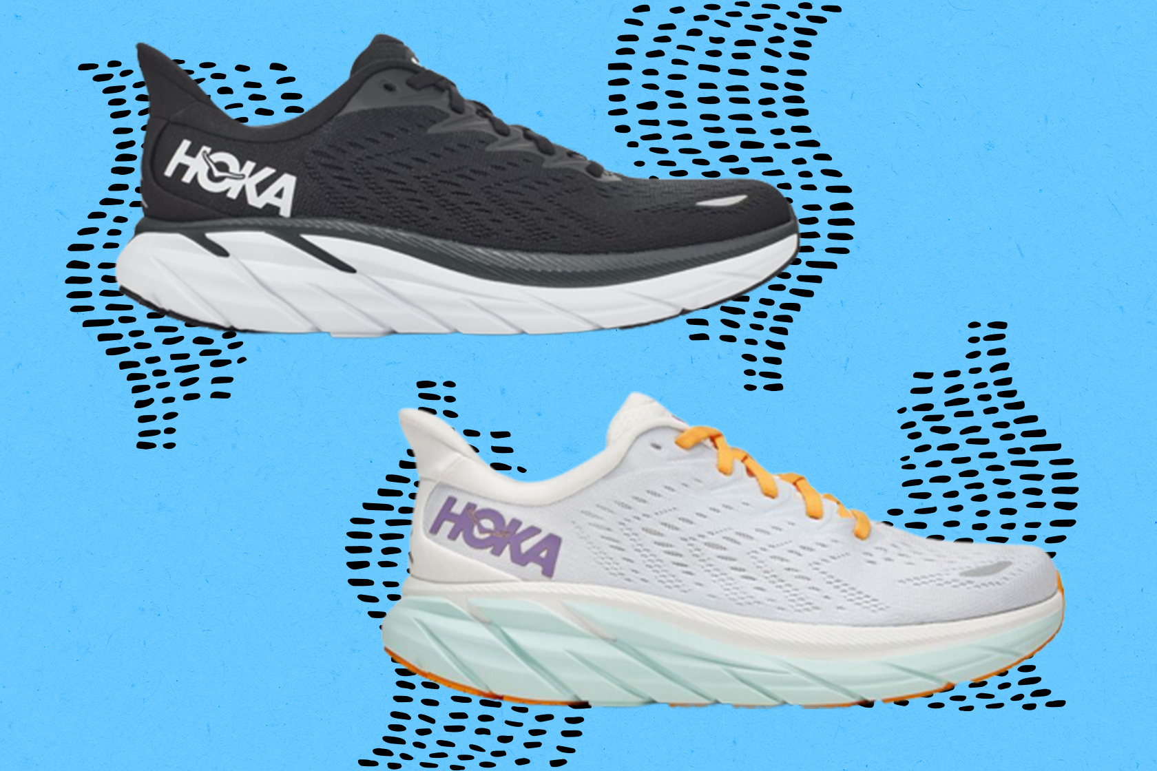 Get a pair of HOKA Clifton 8 sneakers for 20% off