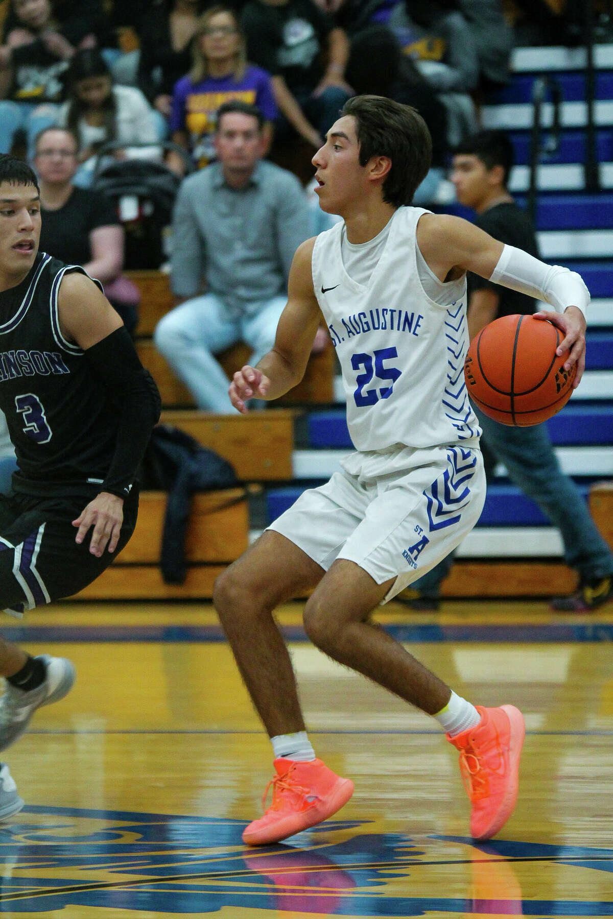 St. Augustine's Octavio Benavides was named to the TAPPS 5A All-State second team on Tuesday.