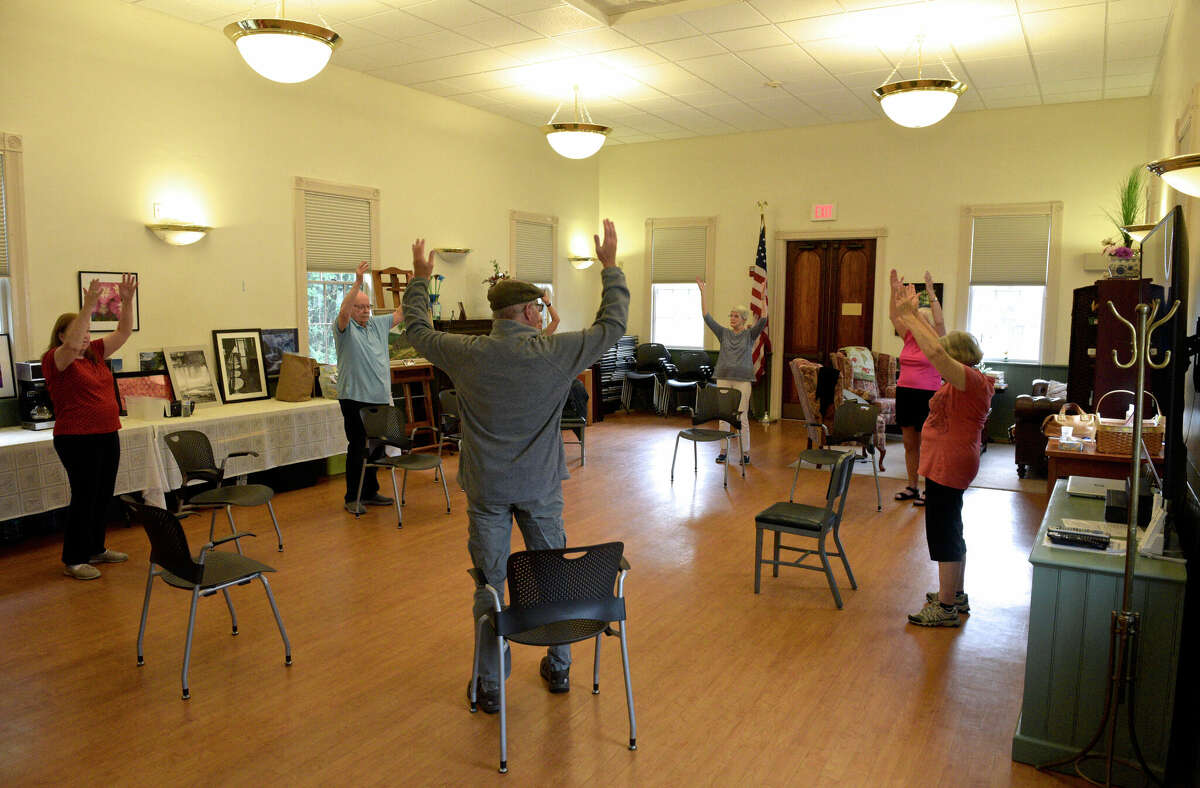 Morning exercise classes are just some of the recreational activities offered to residents ages 55 and older at the Sherman Senior Center.