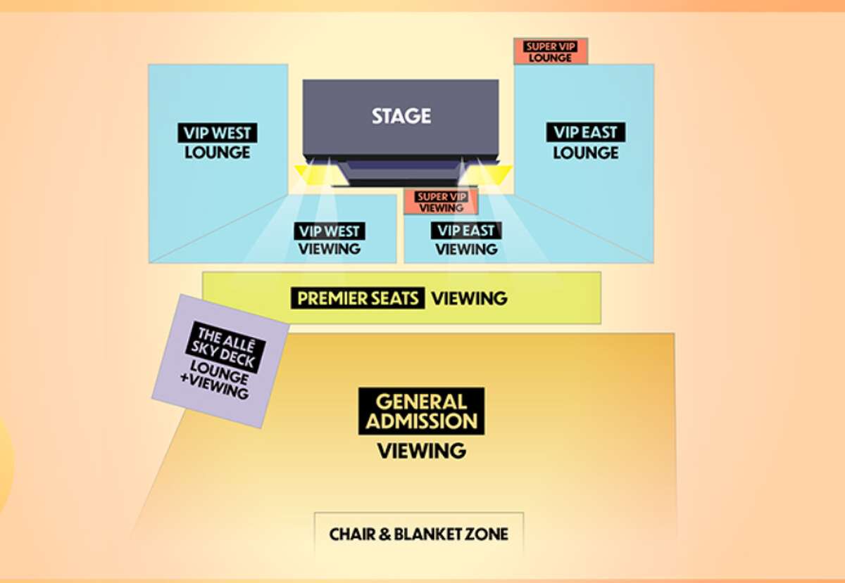 The map for this year's iteration of the festival.