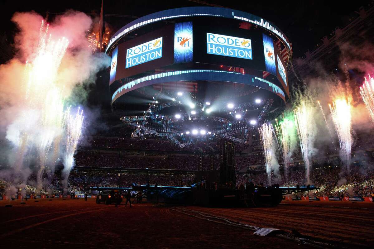 Jason Aldean performs at The Houston Livestock Show and Rodeo on Monday, March 6, 2023, at NRG Stadium in Houston.